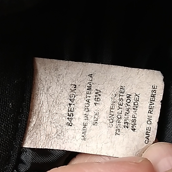 First Option Too Women's 16W Suit Jacket in Black lined - Picture 5 of 6